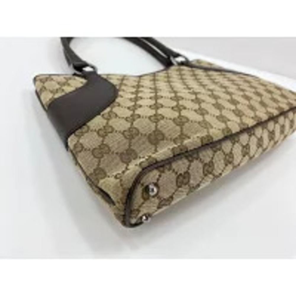 Gucci GG Canvas Tote Bag Brown - Picture 7 of 10